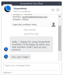 Live Chat Support, Hosting Review