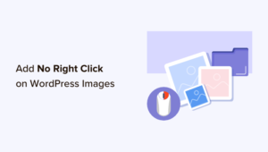 How to add No Right-Click on WordPress images